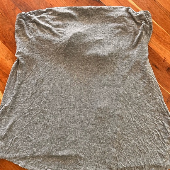 Cable & Gauge Heather Gray Knit Cardigan - Picture 3 of 3